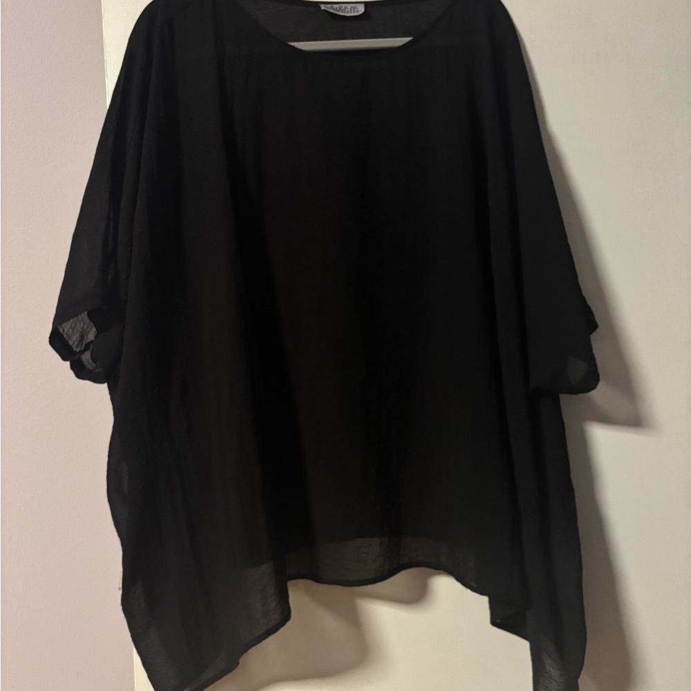 TUTU & LILLI Sheer Silk Top